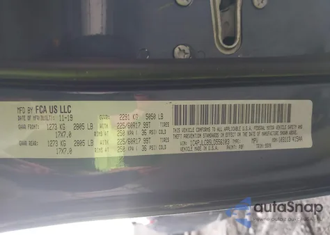 2020 Jeep Cherokee Latitude Fwd from USA, damaged, VIN 1C4PJLCB5LD556103